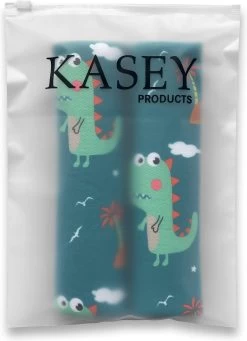 Kasey Products - Gordelbeschermer - Universele Gordelhoes - 2 Stuks - Dino’s -Kinderwagens Kortingswinkel 868x1200