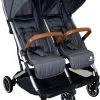 Deryan Luxe Rolo X2 Dubbele Buggy - Duo Buggy - Grijs