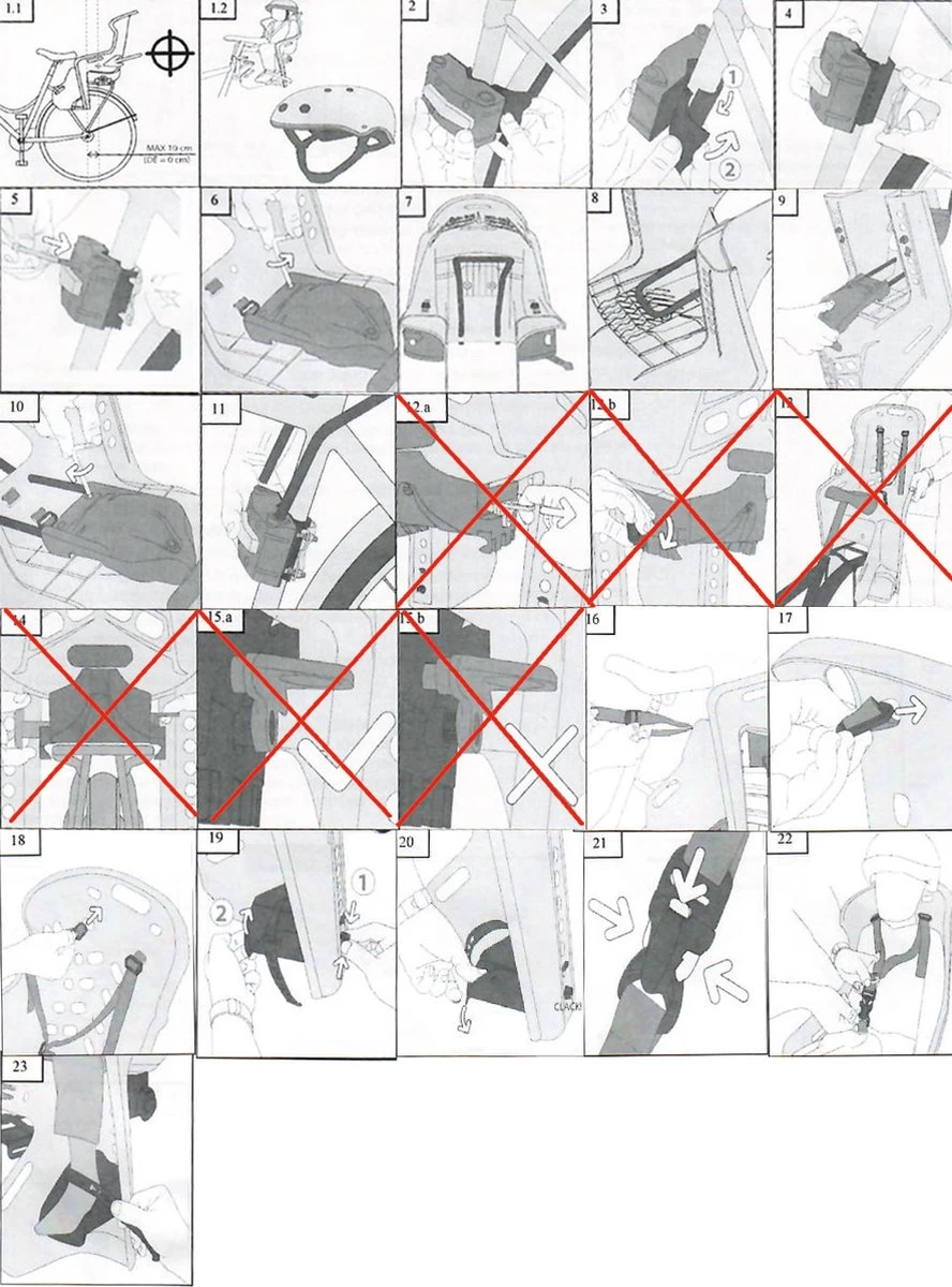 Brioso Fietsstoeltje Achter – Achterzitje Fiets – Kinderzitje Fiets - Zwart 7 Brioso Fietsstoeltje Achter – Achterzitje Fiets – Kinderzitje Fiets - Zwart - Afbeelding 7