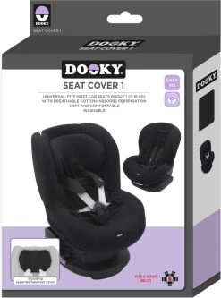 Dooky Seat Cover Groep 1 Autostoel Hoes Black Uni -Kinderwagens Kortingswinkel 890x1200 4