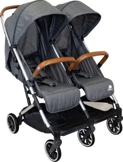 Deryan Luxe Rolo X2 Dubbele Buggy - Duo Buggy - Grijs 21 Deryan Luxe Rolo X2 Dubbele Buggy - Duo Buggy - Grijs -Kinderwagens Kortingswinkel 912x1200 3