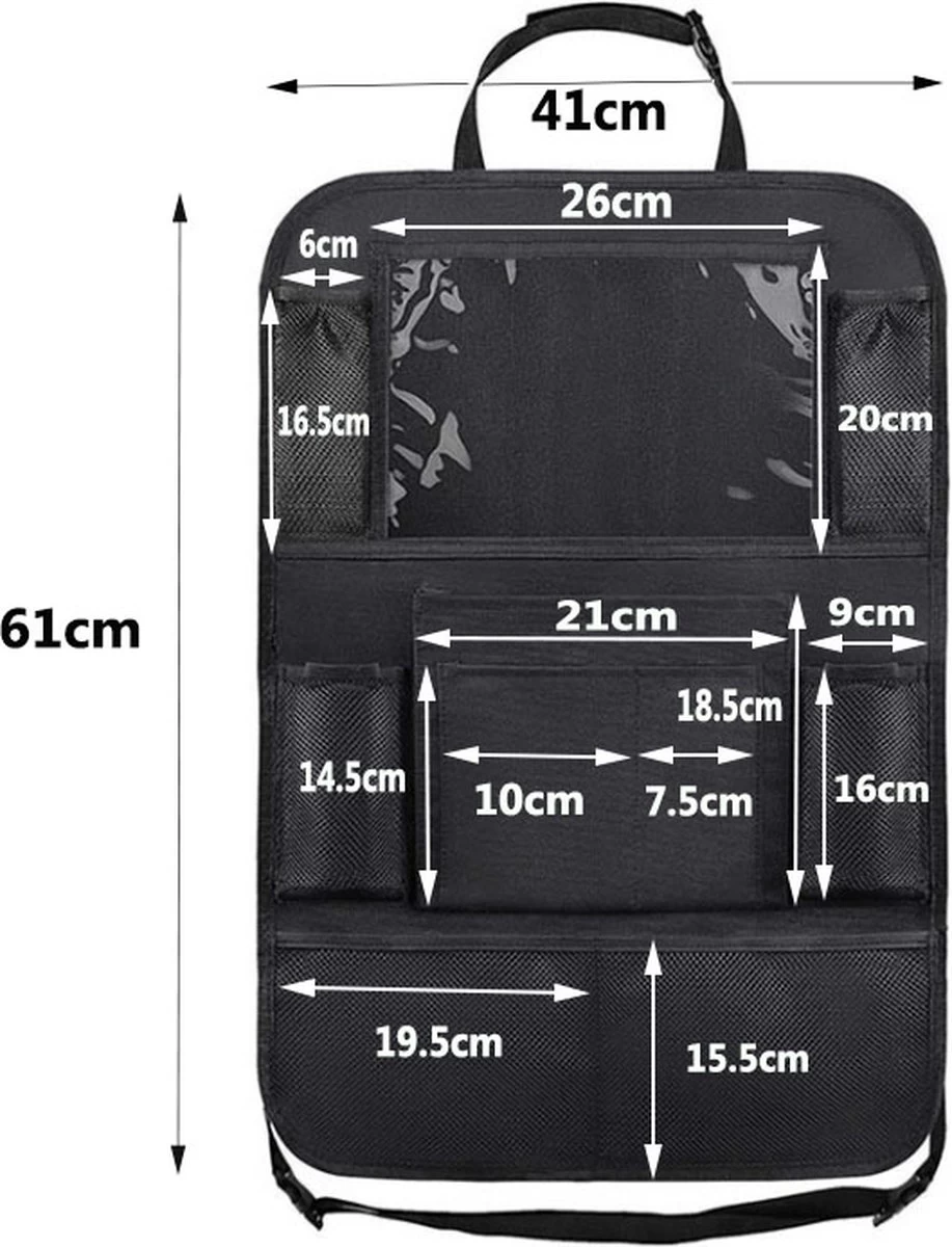 Merkloos Autostoel Organizer + Opvouwbare Mini Prullenbak Bundel - Musthave Voor Uw Autovakantie! - IPad/Tablet Houder - Opvouwbaar - Inklapbaar - Rugleuning - Auto Opbergsysteem - Kinderen - Waterafstotend - Prullenmand - Licht - Opberg - Universeel - Handig 3 Merkloos Autostoel Organizer + Opvouwbare Mini Prullenbak Bundel - Musthave Voor Uw Autovakantie! - IPad/Tablet Houder - Opvouwbaar - Inklapbaar - Rugleuning - Auto Opbergsysteem - Kinderen - Waterafstotend - Prullenmand - Licht - Opberg - Universeel - Handig - Afbeelding 3