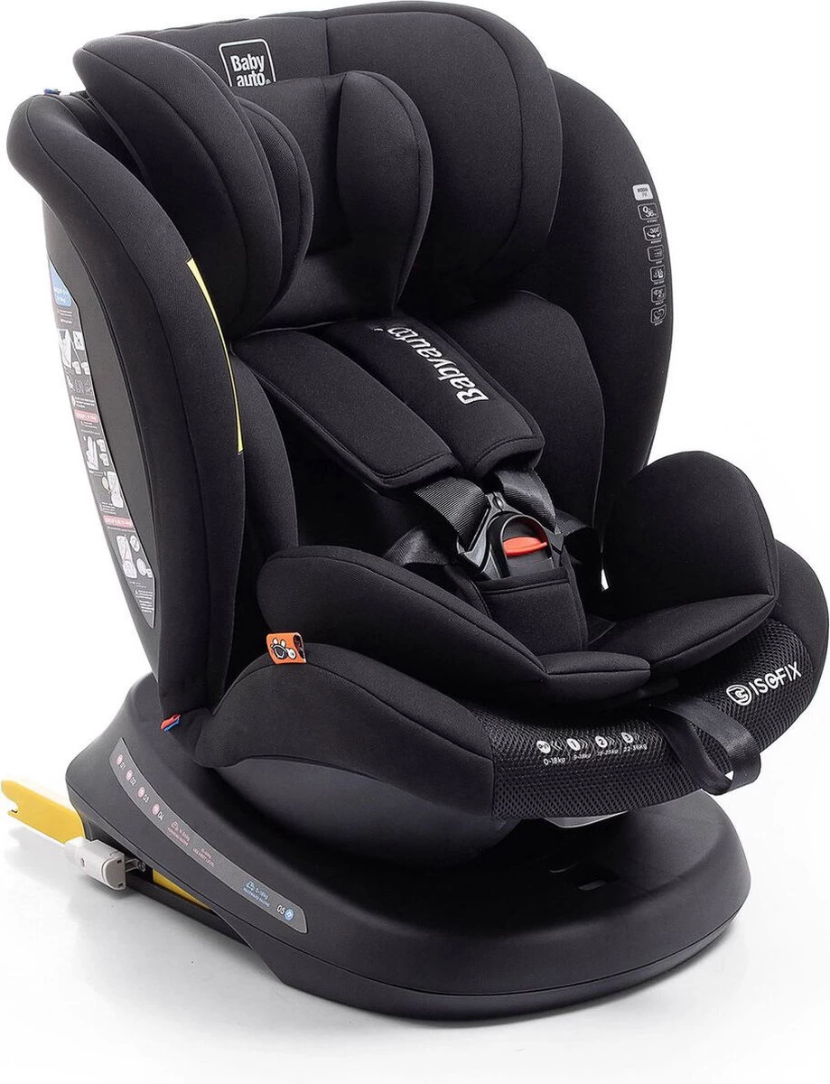 Autostoel Babyauto Rodia 360° Met Isofix - Groep 0+/1/2/3 Zwart (0-36kg) 12 Autostoel Babyauto Rodia 360° Met Isofix - Groep 0+/1/2/3 Zwart (0-36kg) - Afbeelding 12