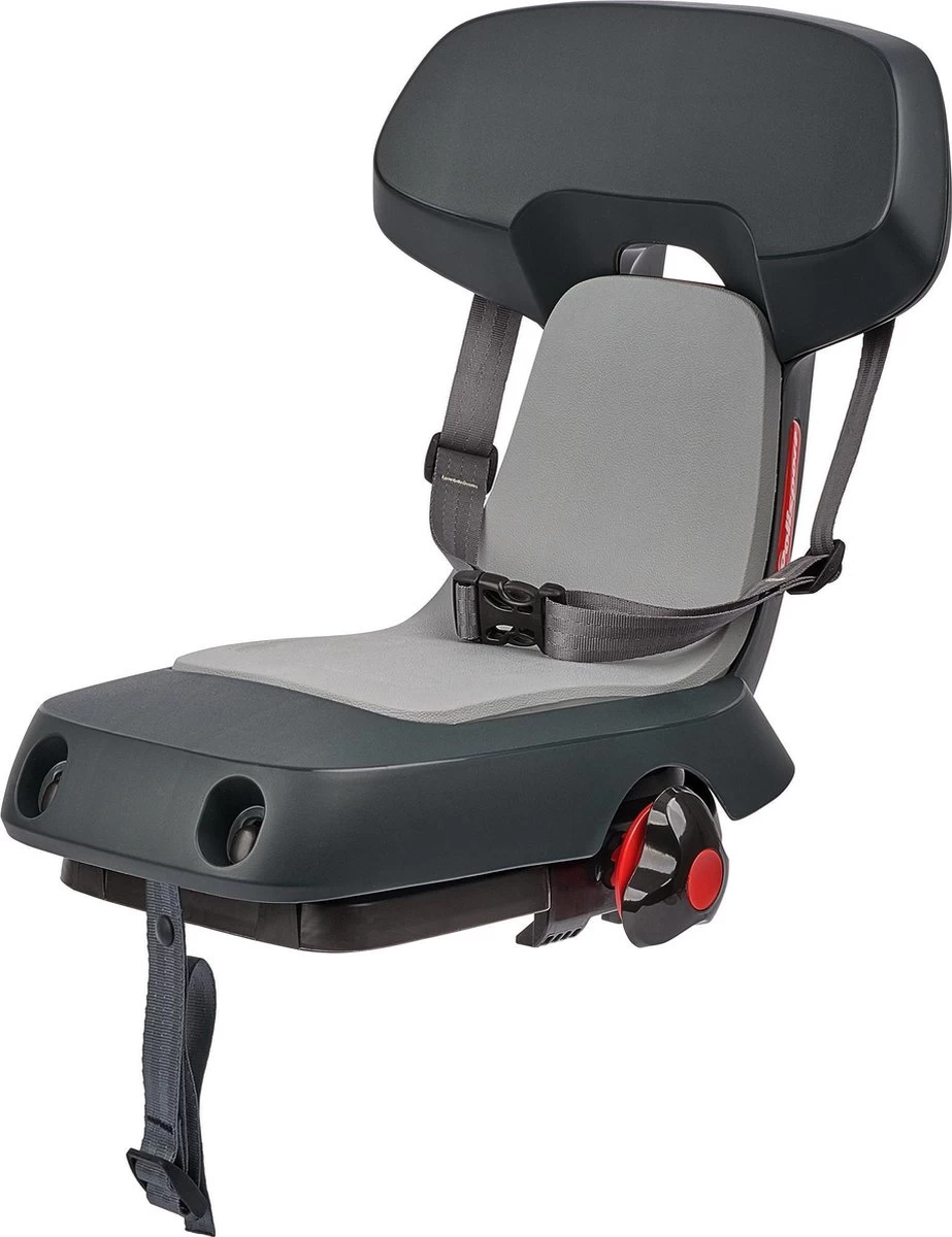 Polisport Guppy Junior Light Fietsstoeltje Achter - Dark Grey