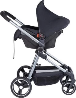 Puck Stroller 3 In 1 Max Zwart Met Frame Antra Incl Autostoel/Adapter/Mamabag -Kinderwagens Kortingswinkel 934x1200 1