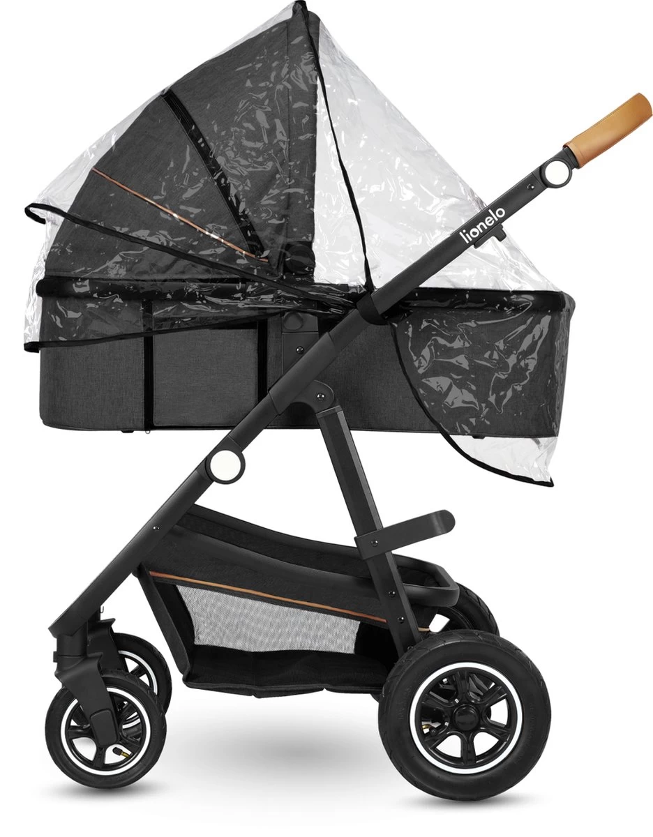 Lionelo Amber 3in1 - Kinderwagen - XXL SET - Incl. Autostoel - 0-22kg 9 Lionelo Amber 3in1 - Kinderwagen - XXL SET - Incl. Autostoel - 0-22kg - Afbeelding 9