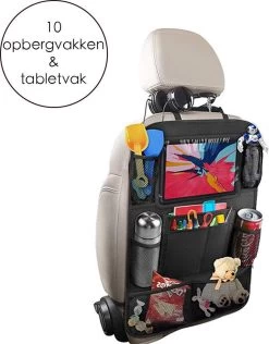 Flokoo Autostoel Organizer Voor Kinderen - Opbergsysteem Auto - Zwart -Kinderwagens Kortingswinkel 938x1200 2