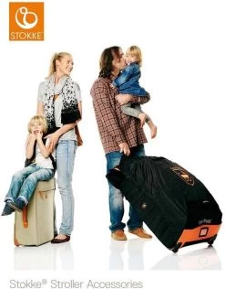 Stokke PramPack Transporttas - Zwart -Kinderwagens Kortingswinkel 939x1200