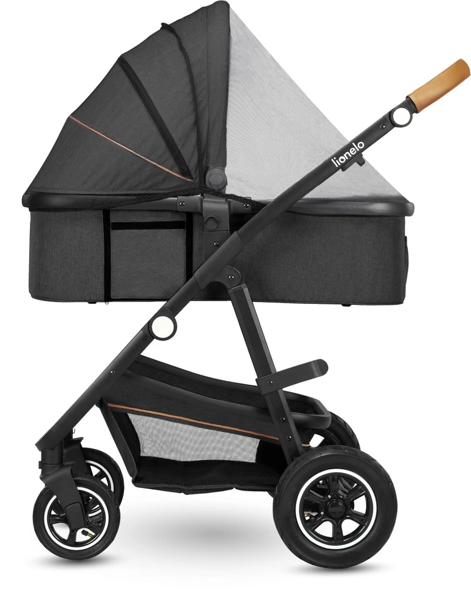 Lionelo Amber 3in1 - Kinderwagen - XXL SET - Incl. Autostoel - 0-22kg 5 Lionelo Amber 3in1 - Kinderwagen - XXL SET - Incl. Autostoel - 0-22kg - Afbeelding 5