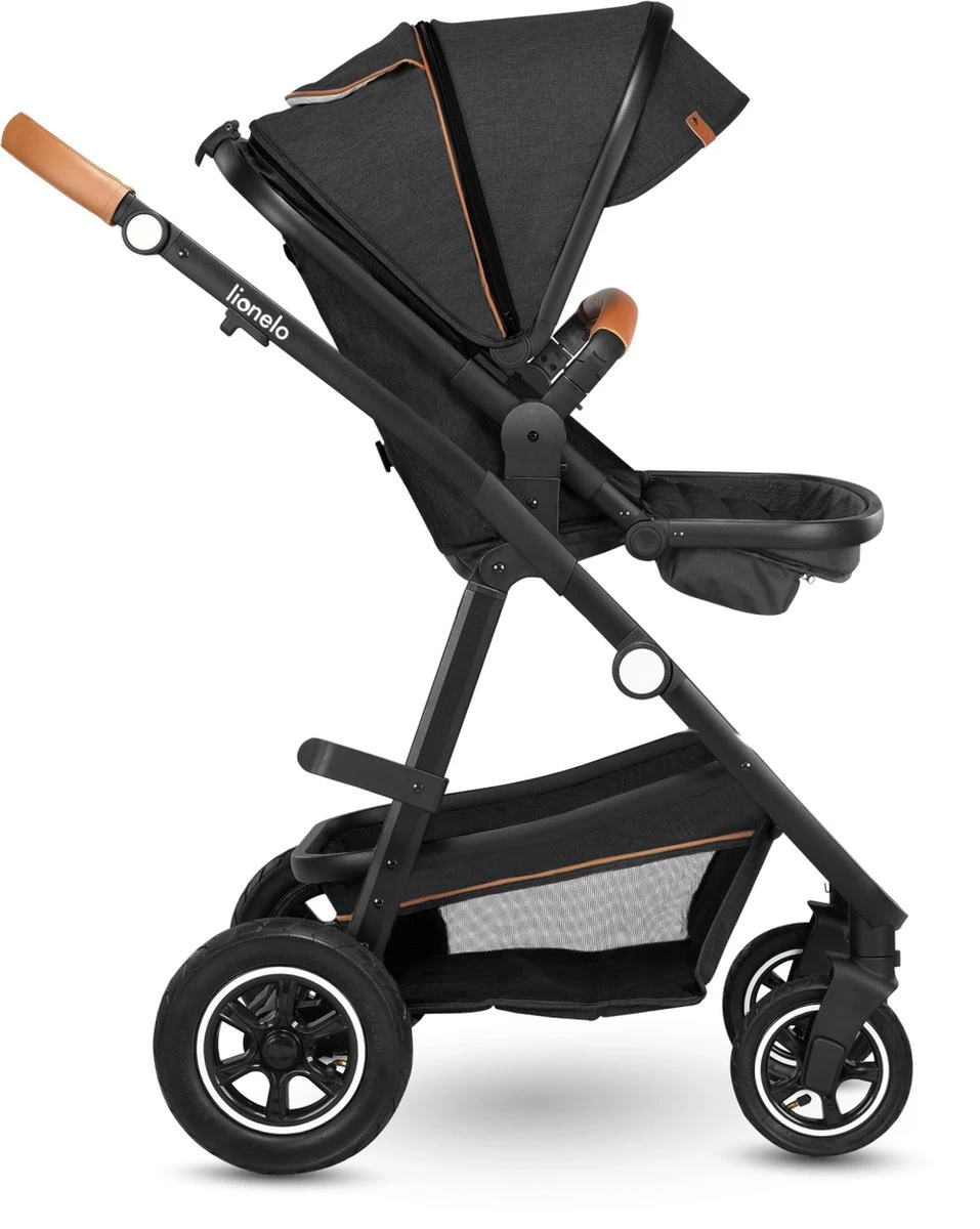Lionelo Amber 3in1 - Kinderwagen - XXL SET - Incl. Autostoel - 0-22kg 8 Lionelo Amber 3in1 - Kinderwagen - XXL SET - Incl. Autostoel - 0-22kg - Afbeelding 8