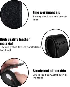 BOTC Kinderwagen Tassenhaakjes - Leer - Haakjes Voor Tassen - Set Van 2 - Leather - Extra Stevig - Buggy Haakjes - Zwart -Kinderwagens Kortingswinkel 975x1200