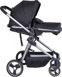 Puck Stroller 3 In 1 Max Zwart Met Frame Antra Incl Autostoel/Adapter/Mamabag -Kinderwagens Kortingswinkel 975x1200 5