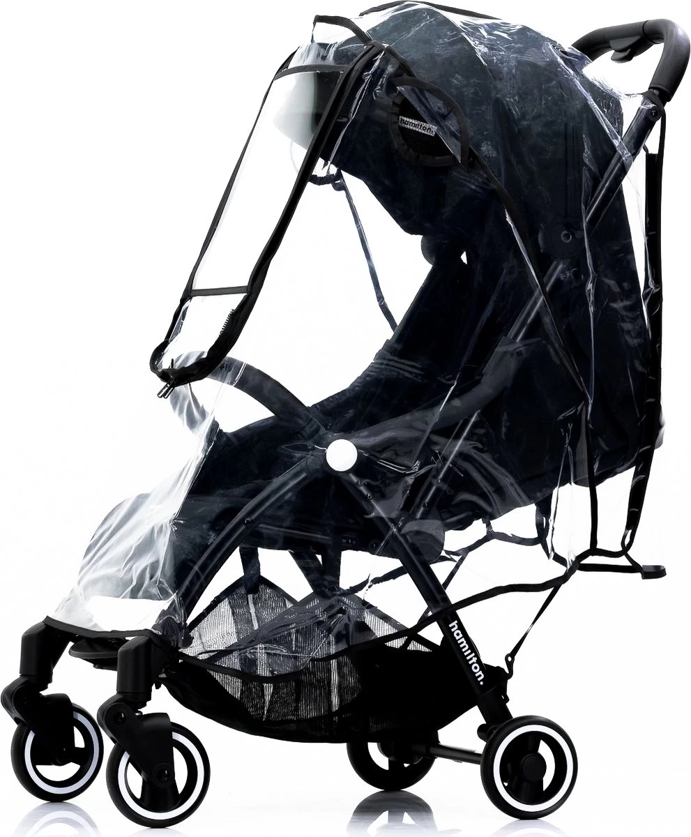 Hamilton By Yoop Buggy Premium Regenhoes Met Transparant Venster – Waterdicht, Winddicht En Stofdicht Regenscherm – Eenvoudig Te Monteren Transparant Weerschild Kinderwagen 2 Hamilton By Yoop Buggy Premium Regenhoes Met Transparant Venster – Waterdicht, Winddicht En Stofdicht Regenscherm – Eenvoudig Te Monteren Transparant Weerschild Kinderwagen - Afbeelding 2