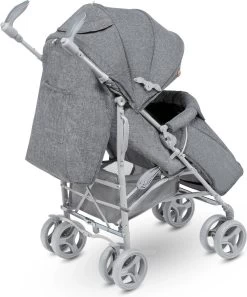 Lionelo Irma - Buggy - Wandelwagen- Lichte 7kg - Tot 15 Kg - Geveerde Wielen - 360° - Tot 5 Jaar - Opbergmand - Verstelbare Handgreep - Snel Inklapsysteem - Compact Formaat -Kinderwagens Kortingswinkel 999x1200 1